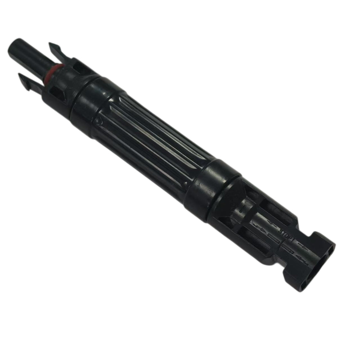 Solar PV In-line Fuse Holder - MC4 Photovoltaic Fuse Connector (Black)
