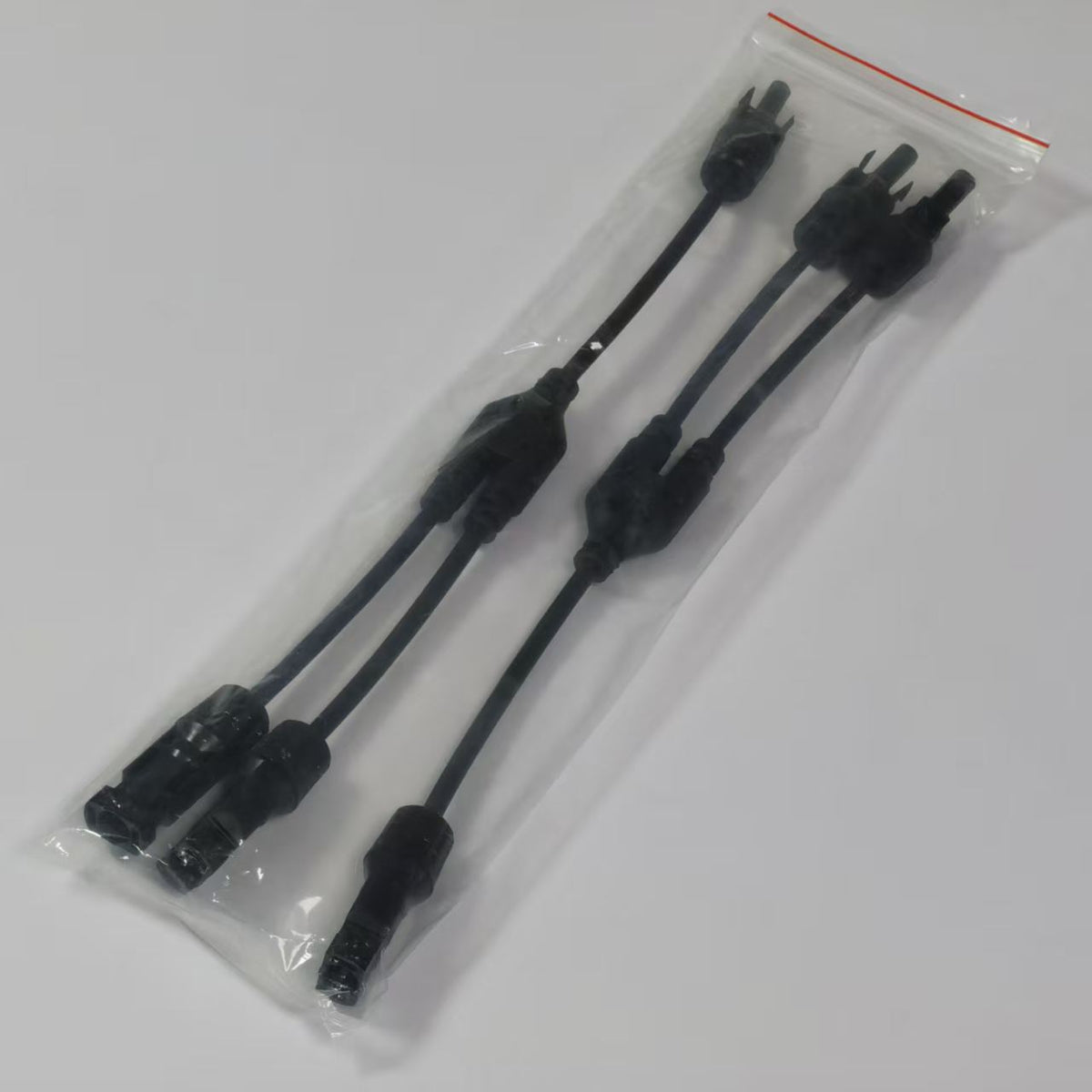 Solar PV Y-Branch Connector Cable - 1Mff to 2Fm / 1Fm to 2Mff Pair ( 4mm² / 12AWG )