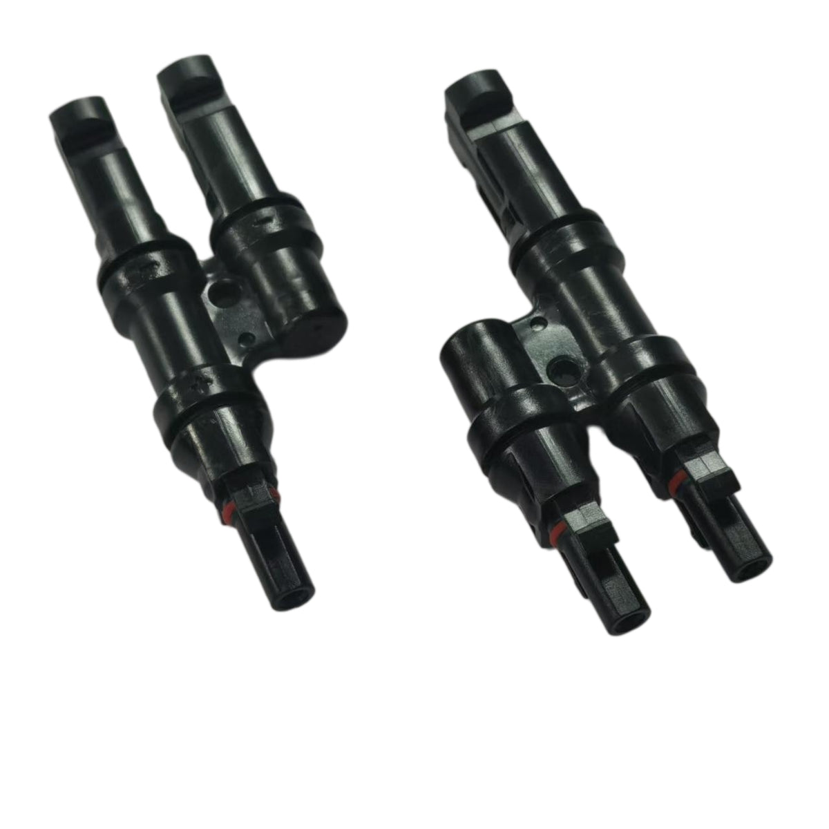 Solar PV Rigid T-Branch Connector - Parallel Photovoltaic Adapter (Pair)