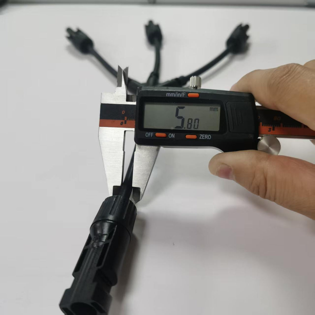 Solar PV 1-to-3 Y-Branch Connector Cable - Parallel Wire Harness (Pair)