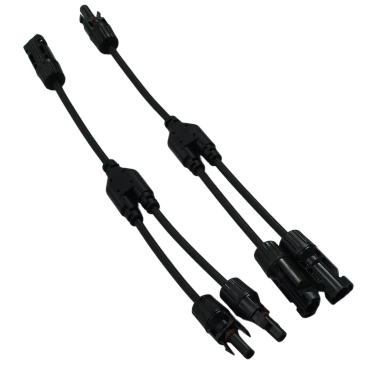 Solar PV Y-Branch Connector Cable - 1Mff to 2Fm / 1Fm to 2Mff Pair ( 4mm² / 12AWG )