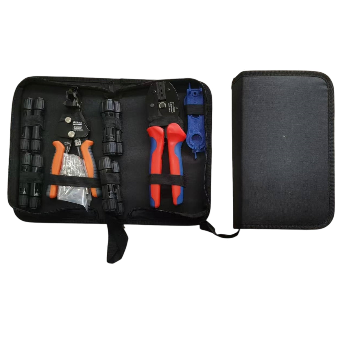 Professional Solar PV Installation Tool Kit - MC4 Crimper, Stripper, Spanners & Connectors (All-in-One Case)
