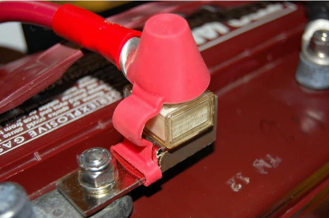 MEGA / AMG Bolt-Down Fuse Holder with Fuse (30A - 300A) - 58V DC Heavy-Duty Circuit Protection