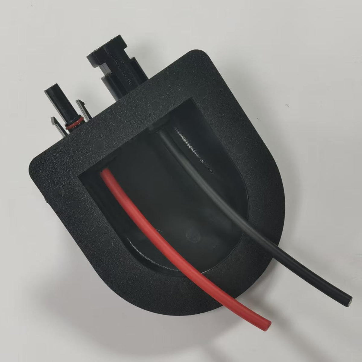 Solar PV Panel Mount Connector - Flanged Photovoltaic Receptacle with Terminals