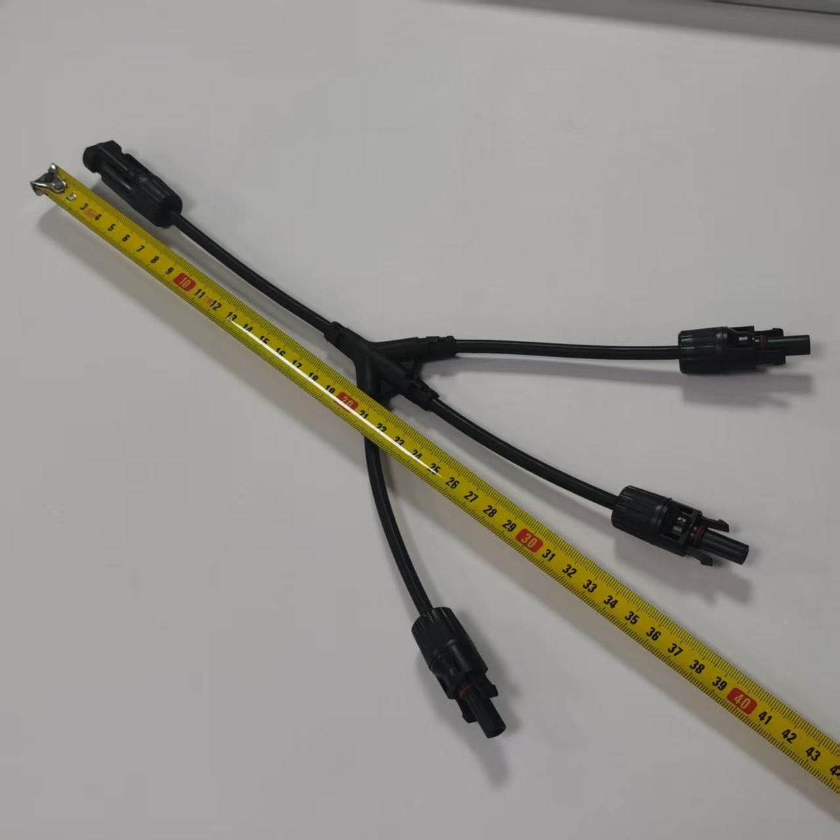 Solar PV 1-to-3 Y-Branch Connector Cable - Parallel Wire Harness (Pair)