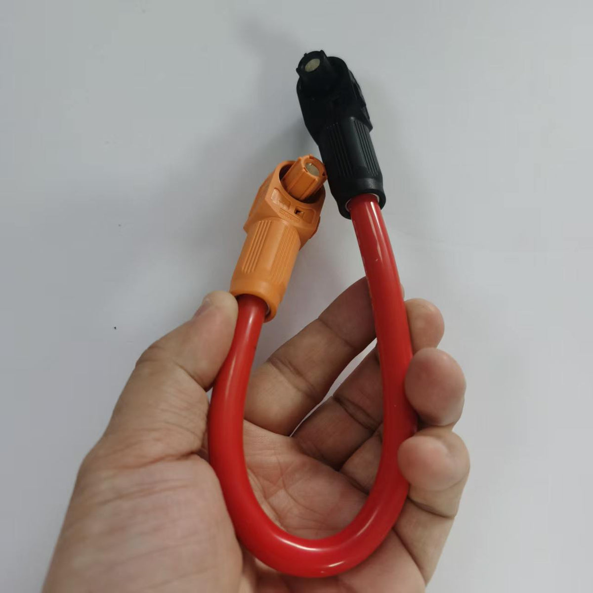 Right Angle PV Solar Cable Jump Wire - Pre-Assembled 90-Degree Solar Extension Cable with Connectors