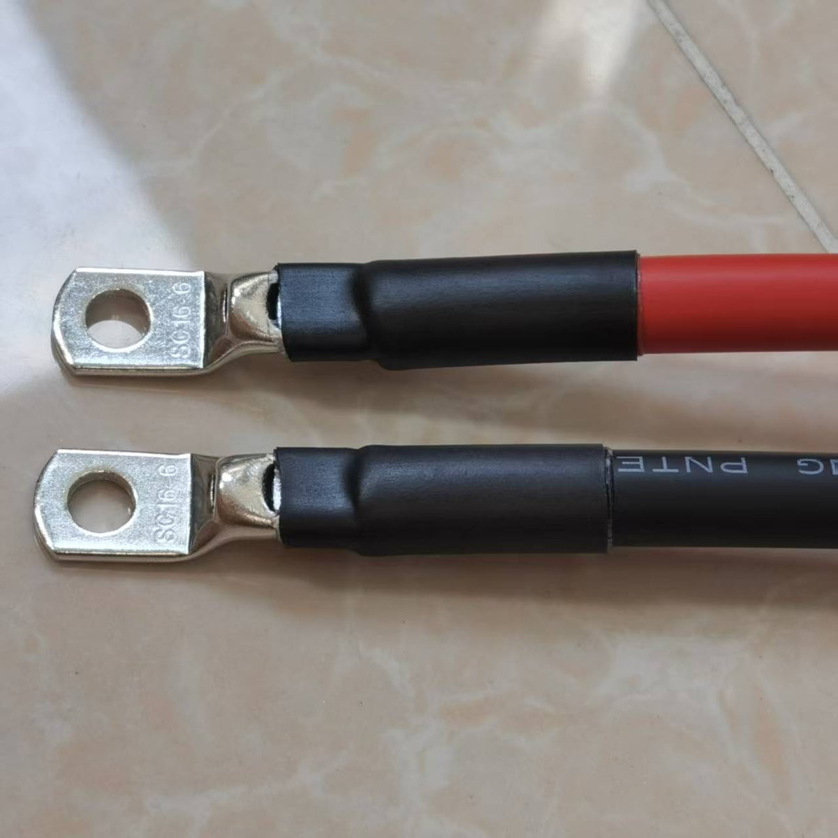 Heavy-Duty Tinned Copper Battery Cable Lugs - SC Series Ring Terminals (SC-6 to SC-50)