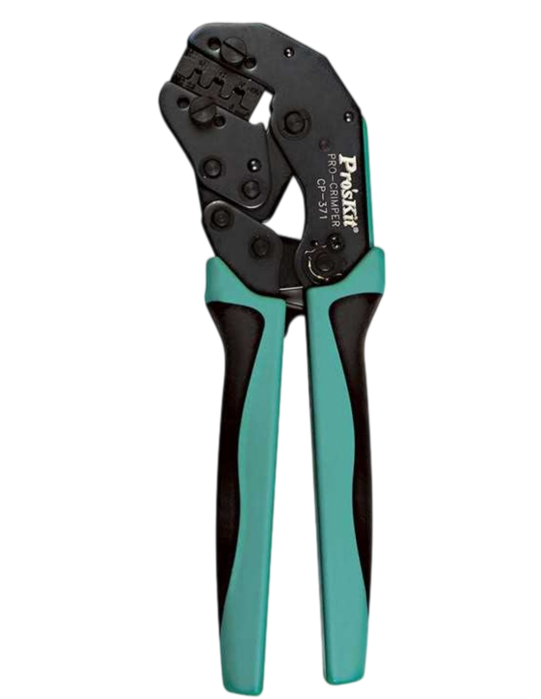 Pro'sKit Professional Solar PV Crimping Tool - Ratchet Crimper for MC4 Terminals (Green/Black)