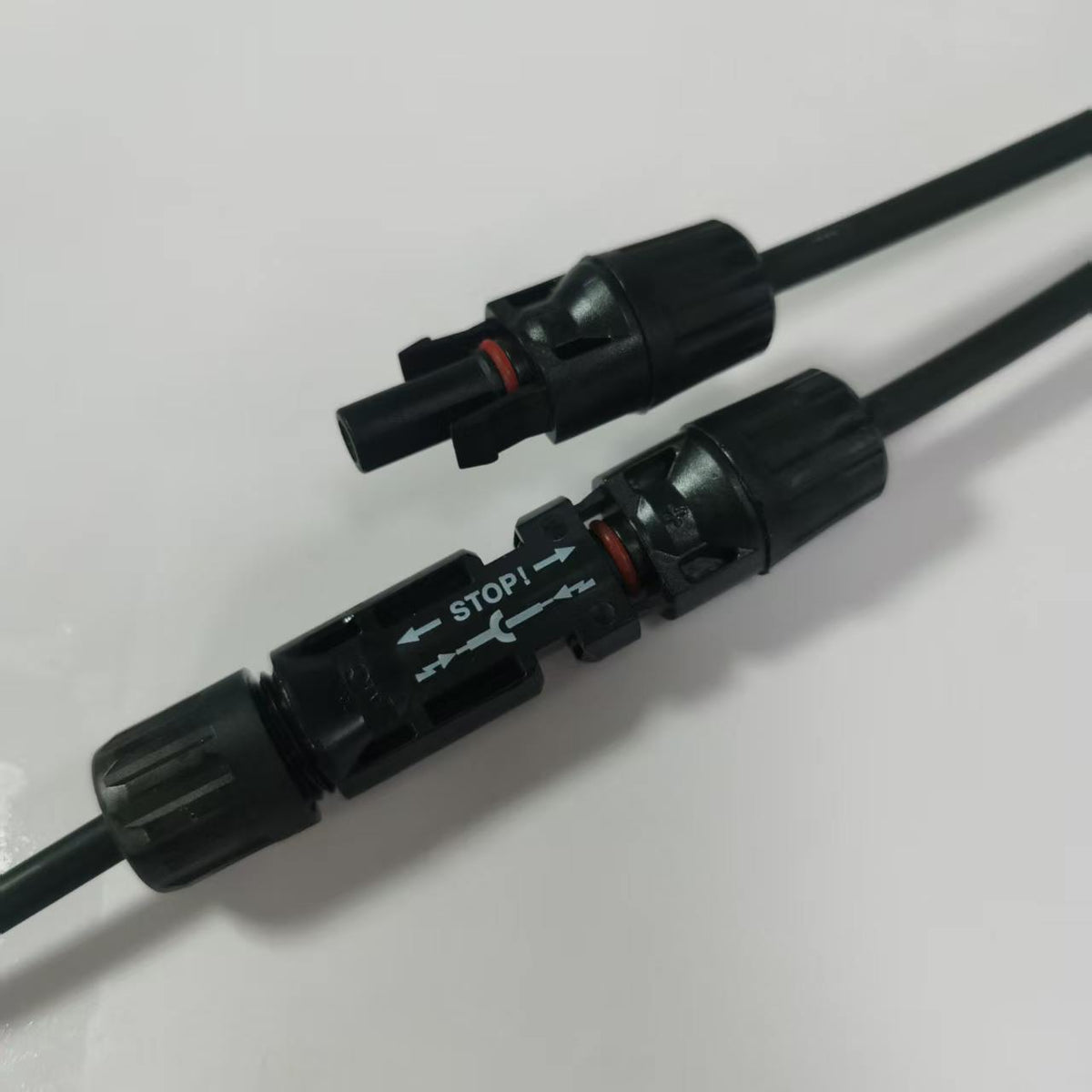 Solar PV Y-Branch Connector Cable - 1Mff to 2Fm / 1Fm to 2Mff Pair ( 4mm² / 12AWG )