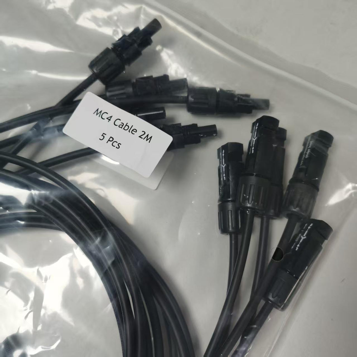 Original Stäubli MC4 PV Cable Extension Assembly - 5 Meter (5m) with Male & Female Connectors
