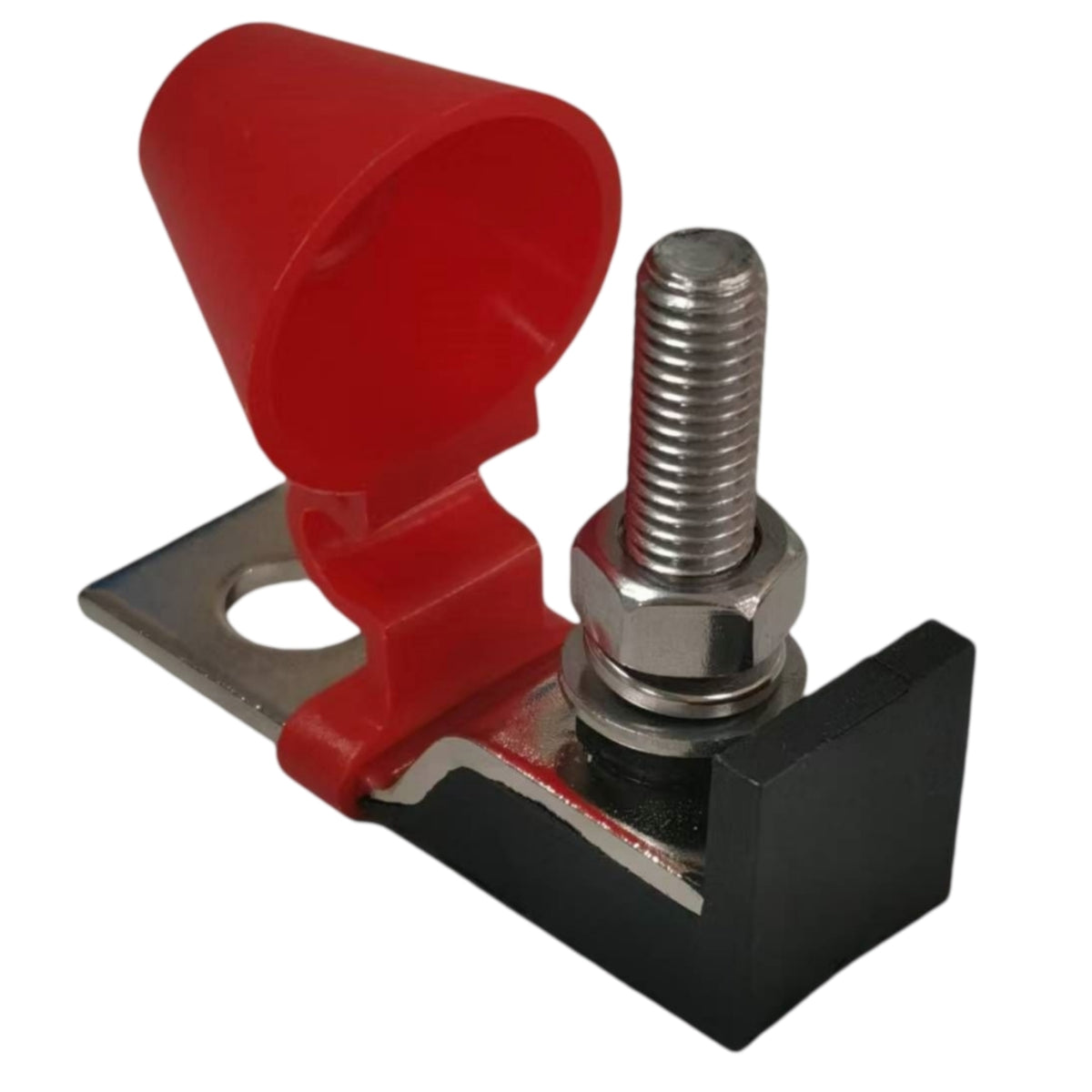 MEGA / AMG Bolt-Down Fuse Holder with Fuse (30A - 300A) - 58V DC Heavy-Duty Circuit Protection