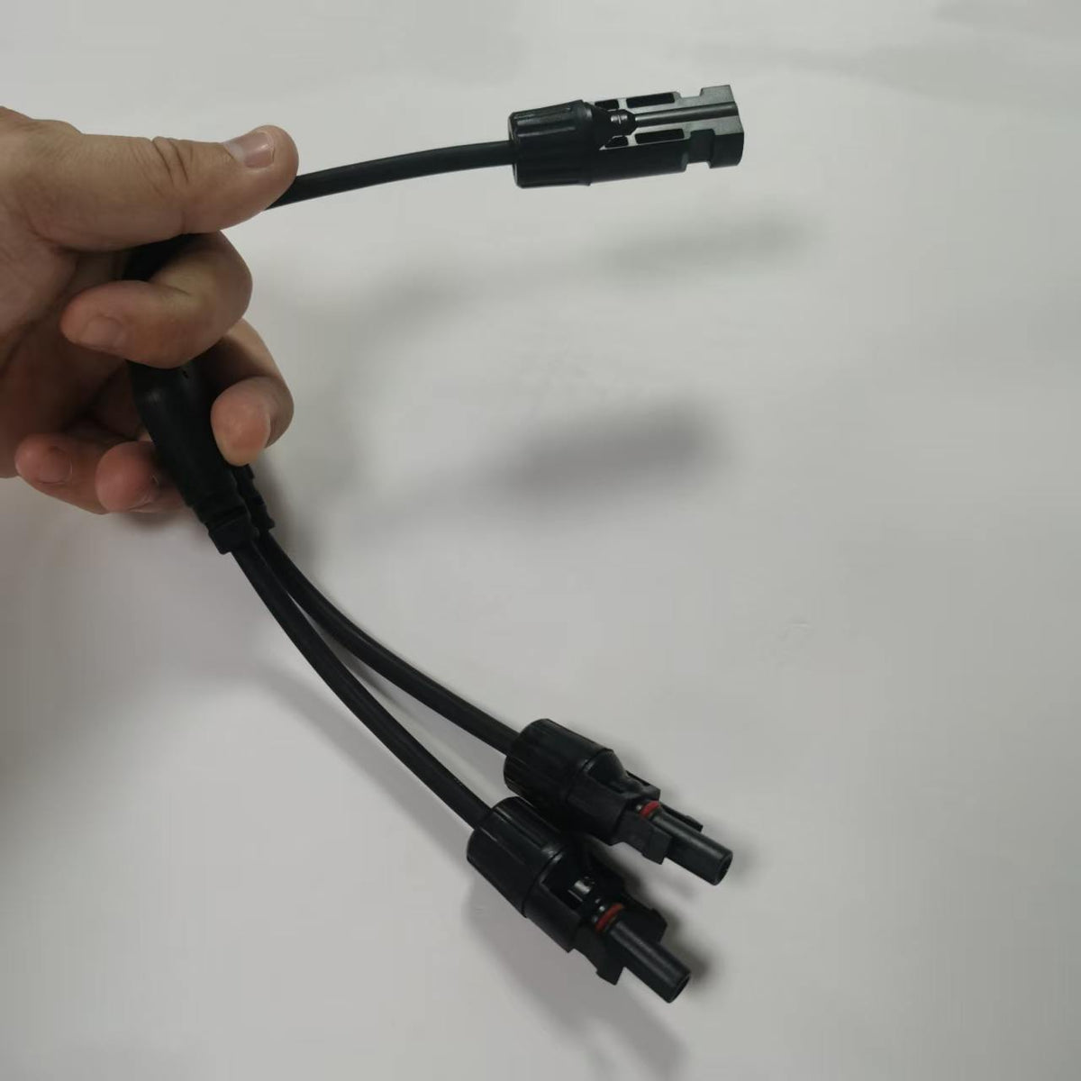 Solar PV Y-Branch Connector Cable - 1Mff to 2Fm / 1Fm to 2Mff Pair ( 4mm² / 12AWG )