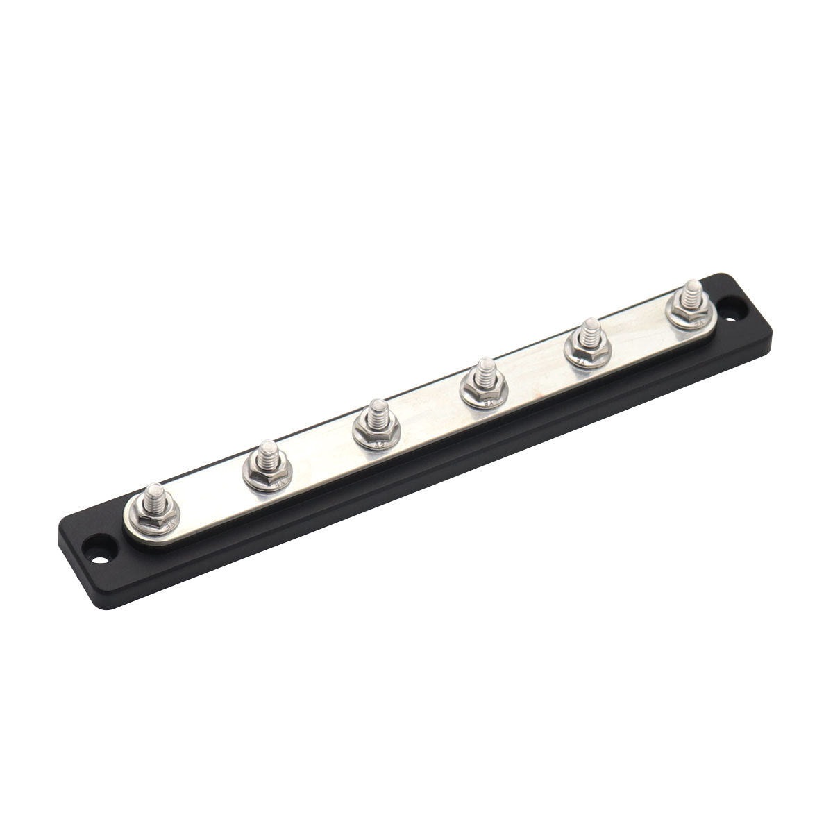6-Way 150A Power Distribution Bus Bar - 48V DC Terminal Block Busbar for Automotive, RV, and Marine
