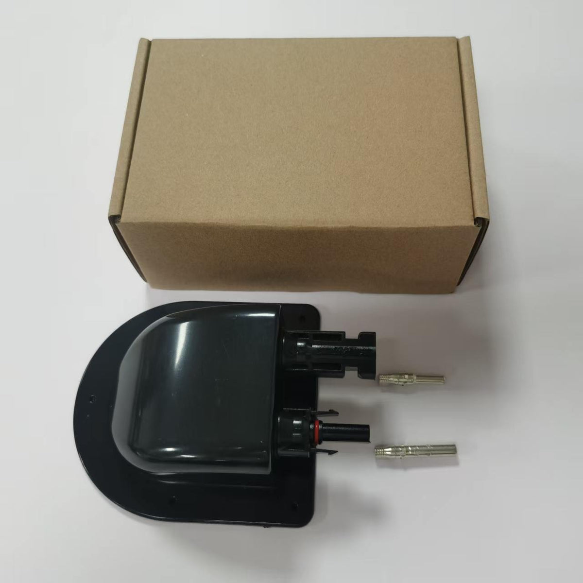 Solar PV Panel Mount Connector - Flanged Photovoltaic Receptacle with Terminals