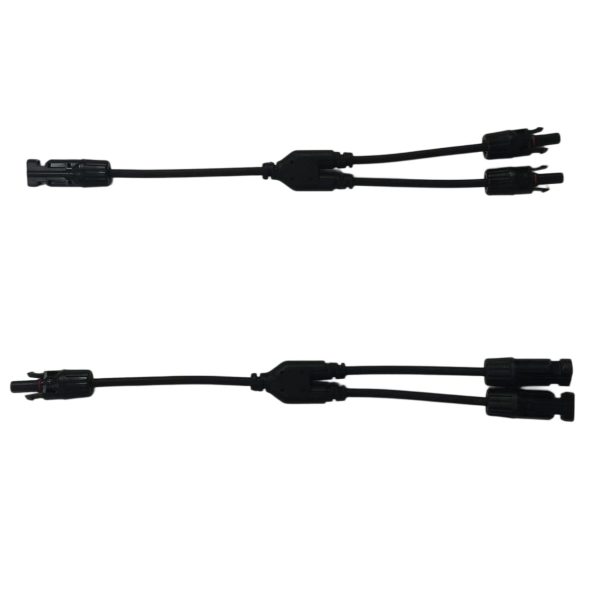 Solar PV Y-Branch Connector Cable - 1Mff to 2Fm / 1Fm to 2Mff Pair ( 4mm² / 12AWG )
