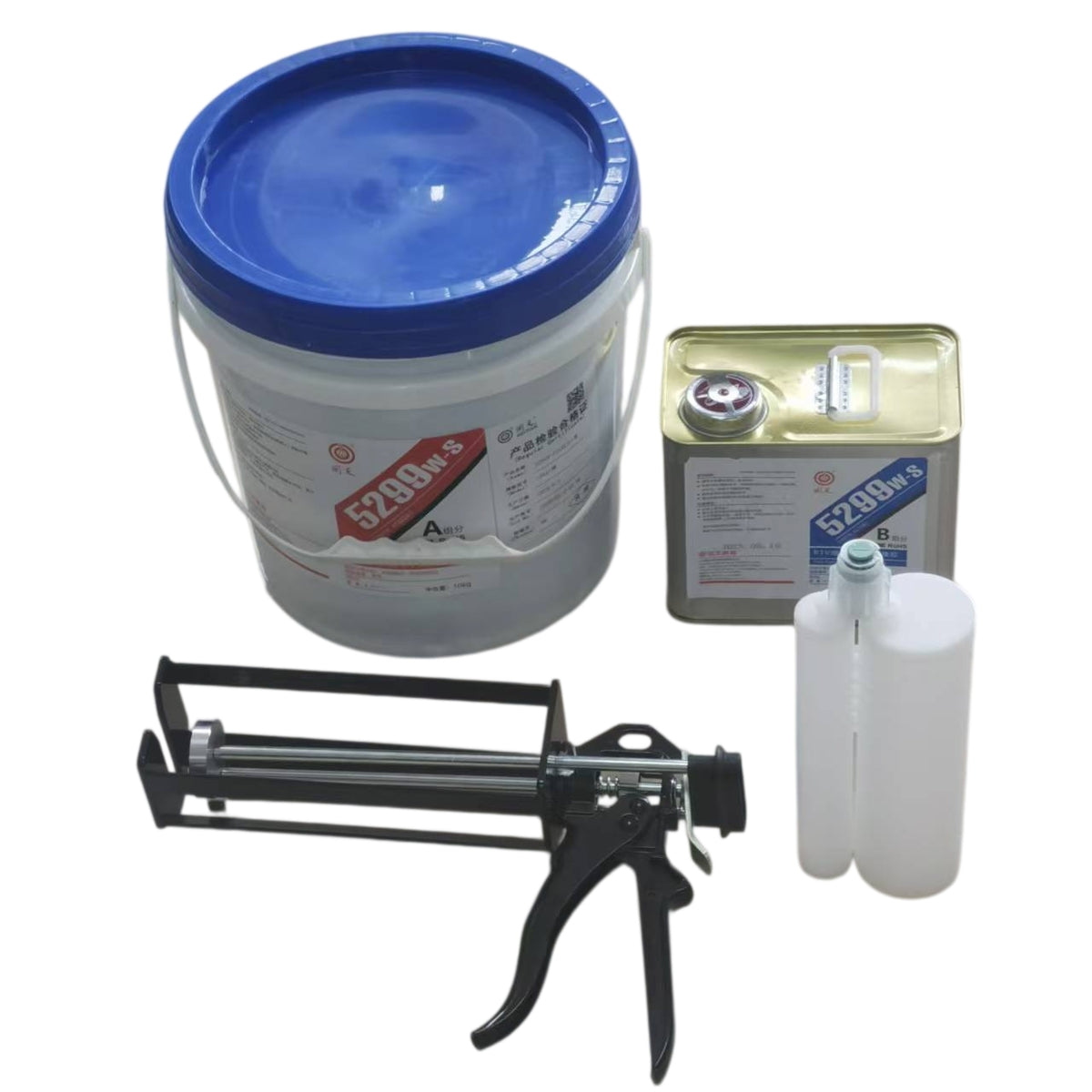 Huitian 5299W-S Two-Component Silicone Potting Compound - Professional Solar Junction Box Sealant Kit (A/B Set)