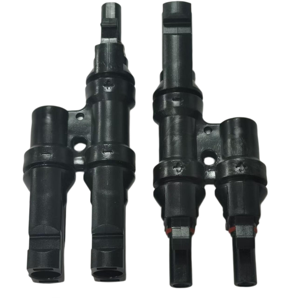 Solar PV Rigid T-Branch Connector - Parallel Photovoltaic Adapter (Pair)